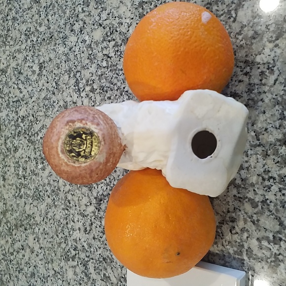 1950's MCM Playful White & Gray Kitten With Yarn Ceramic Figurine - Picture 7 of 8